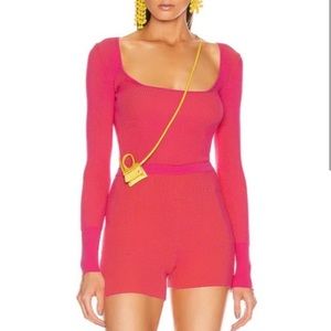 Jacquemus Ribbed Knit Scoop Neck